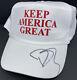 Donald Trump Jr Signé Autographied Keep America Great Hat 2020 Maga Coa