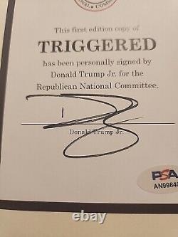 Donald Trump Jr a signé le livre 'Triggered' 1ère édition Comité National Républicain PSA