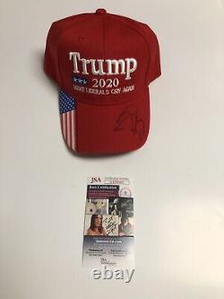Donald Trump Jr a signé un chapeau Trump 2020 Jsa Coa Maga Don Proof ! Président Amérique