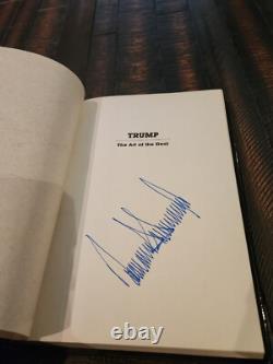 Donald Trump L'Art de la Négociation Grande-bold-tôt Signature 1ère Éd. 4ème Impression