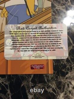 Donald Trump Main Autographié Signature La Photo Simpsons Avec L'aco