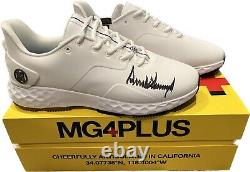 Donald Trump Mg4 Plus Golf Shoe Signé Auto Psa/adn Certifié G/fore Président