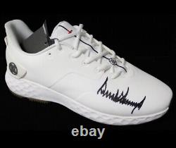 Donald Trump Mg4 Plus Golf Shoe Signé Auto Psa/adn Certifié G/fore Président