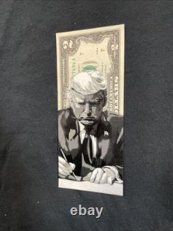 Donald Trump Mouvements d'Argent Peinture Billet de 2 Dollars Art Graffiti Art de Rue USA