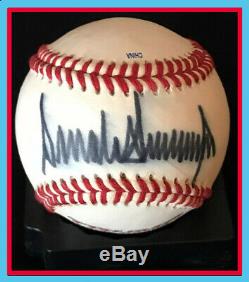 Donald Trump Nom Complet Autographe Baseball! Psa / Adn 995 $ Vente En Quarantaine