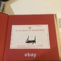 Donald Trump Notre Voyage Ensemble Livre signé Autographe Jsa Lettre complète Coa Maga