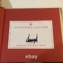 Donald Trump Notre Voyage Ensemble Livre signé Autographe Jsa Lettre complète Coa Maga