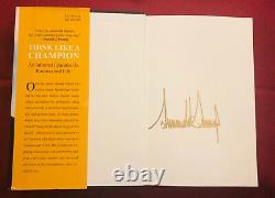Donald Trump Pense Comme Un Livre Autographié Champion Signé