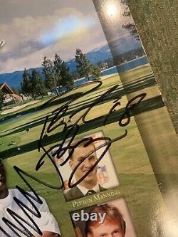 Donald Trump Peyton Manning And More Signed Autographed Golf Program Psa/dna Coa