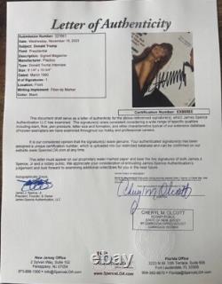 Donald Trump Playboy signé 1990 Cgc 7.0 Jsa Coa magazine autographié très rare