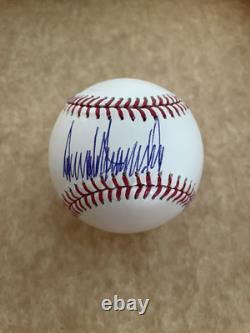 Donald Trump Président Ballon de Baseball Signé Potus USA Amérique Jsa Coa