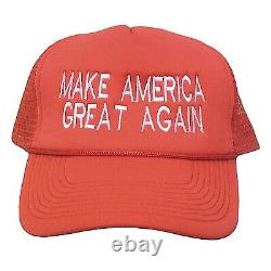 Donald Trump Président Signé USA Baseball Jersey Avec Maga Hat Proof Autograph