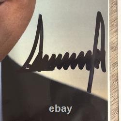 Donald Trump Président des États-Unis Photo 8x10 Signée à la main MAGA (Lire)