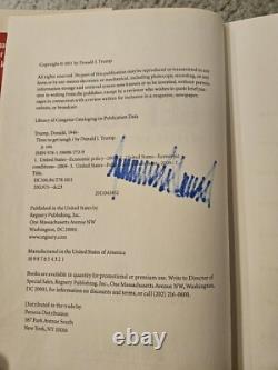 Donald Trump SIGNÉ Temps de devenir sérieux : Rendre l'Amérique #1 à nouveau (2011) Avec COA