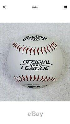 Donald Trump Signature Officielle Autographiée À La Main De La Ligue De Baseball Coa Pinpoint Serv
