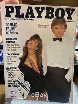Donald Trump Signé 1990 Playboy Magazine 2016 Républicain Président Jsa Auth