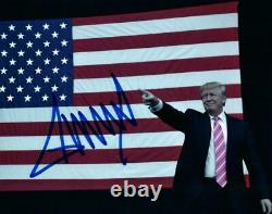 Donald Trump Signé 8x10 Photo Autographiée Avec Coa
