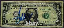 Donald Trump Signé À La Main Crisp 1 Dollar (1,00 $) Bill- Psa/dna Authentifié