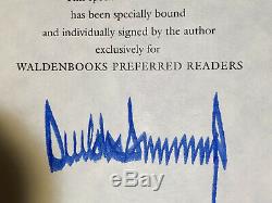 Donald Trump Signé Autograph Survivre À La 1ère Édition Du Livre Top Coa Psa Rare