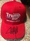 Donald Trump Signé Autographié 2020 Keep America Red Hat Grande Maga