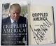 Donald Trump Signé Autographié Crippled America Livre À Couverture Rigide Président Jsa