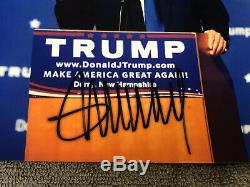 Donald Trump Signé Autographié Photo 8x10 Président USA