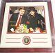 Donald Trump Signé Custom Framed 11x14 President Seal & Michael Jackson 1/1