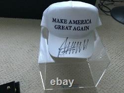 Donald Trump Signé Hat Make America Great Encore Une Fois Jsa Assermentée