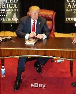 Donald Trump Signé Livre Jsa Coa Crippled Amérique Non Exlibris En Personne