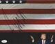 Donald Trump Signé Photo 8x10 Jsa Coa Construire Un Mur Amérique Grande Encore Une Fois B