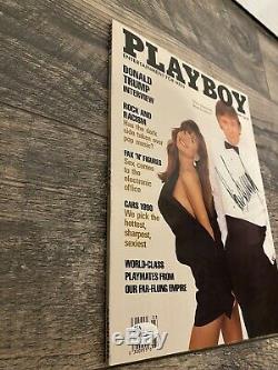 Donald Trump Signé Playboy Magazine Jsa