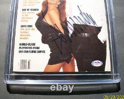 Donald Trump Signé Playboy Mars 1990 Rarest 4,95 $ Prix De Couverture Psa/adn Loa Cgc