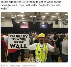 Donald Trump Signe Que Je Suis Prêt À Travailler Sur Le Mur Jsa Et L'équipement De Construction