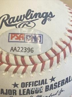Donald Trump Signé Rawlings Lmb Baseball, Psa / Adn Certifié, Signature Pleine, Rare