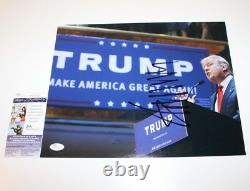 Donald Trump Signé Rendre L'amérique Grande À Nouveau 11x14 Photo New York Business Mogul