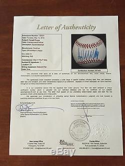 Donald Trump Signé Romlb Authentic Baseball 2016 Le Président Élu De Jsa Ink