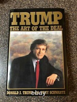 Donald Trump The Art Of The Deal Signé Livre Officiel De L'édition Électorale 2016