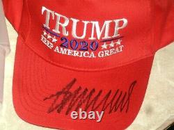 Donald Trump Trump Signé Brodé Keep America Grand Chapeau + Atout Masque