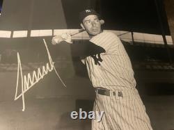 Donald Trump a signé Joe DiMaggio 11x14 Qualité Noir et Blanc