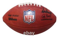 Donald Trump a signé le ballon de football officiel de la NFL de Duke, certifié par Beckett.