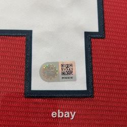 Donald Trump a signé un maillot MAGA COA autographed encadré 34x42