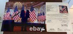 Donald Trump a signé une photo autographiée 11x14 du président des États-Unis pour rendre l'Amérique grande JSA