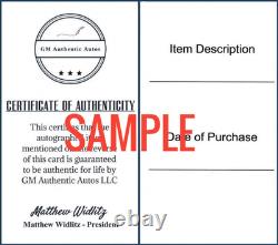 Donald Trump autographié signé USA Président PSA/DNA COA encapsulé découpe 7x9 B