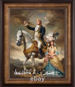 Donald Trump et Melania Trump édition limitée 1700's 11x14
