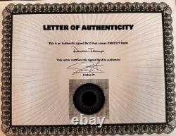 Donald Trump photographiée 8x10 mate signée et autographiée avec certificat d’authenticité (COA)