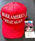 Eric Trump A Signé Le Chapeau Officiel 45 47 Maga Hat Make America Great President Son Jsa