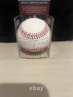 Eric Trump a signé une balle de baseball officielle de la Major League, Donald Trump MAGA JSA