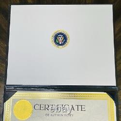 Image encadrée signée de Donald Trump avec certification d'authenticité MAGA RNC