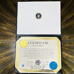 Image encadrée signée de Donald Trump avec certification d'authenticité MAGA RNC