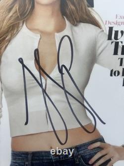 Impression de couverture de magazine 8x10 avec autographe d'Ivaka Trumo Donald Trump